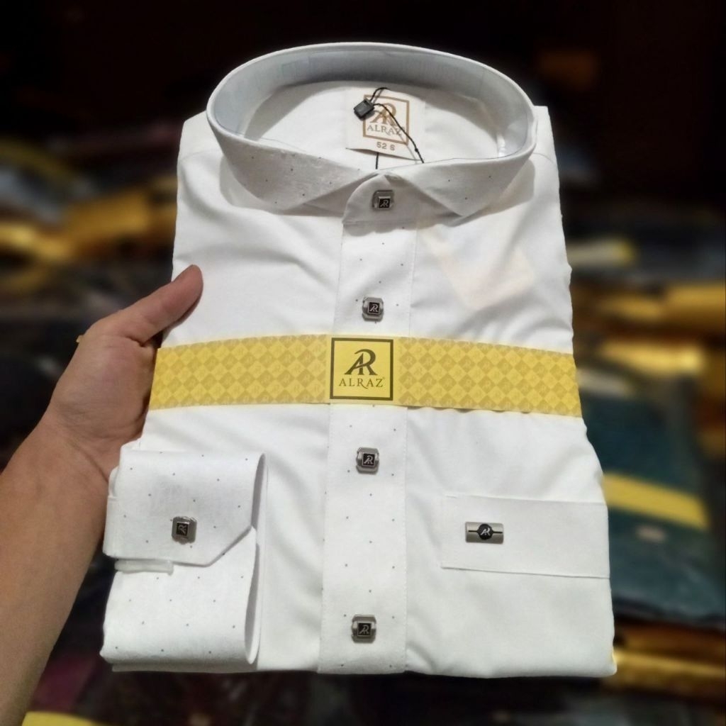 Alraz Jubah Gamis Putih Panjang Aryan