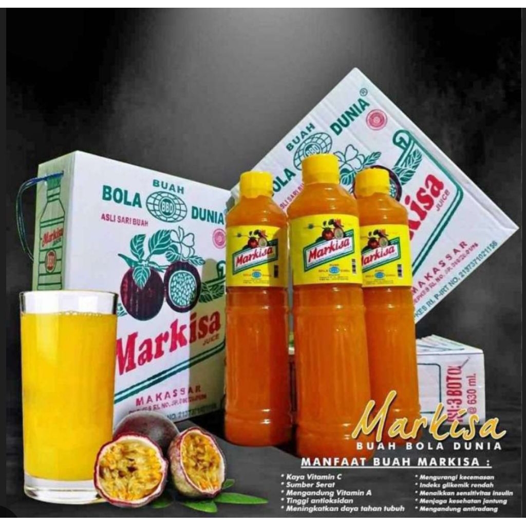 Sirup Markisa Cap Buah Bola Dunia 630ml