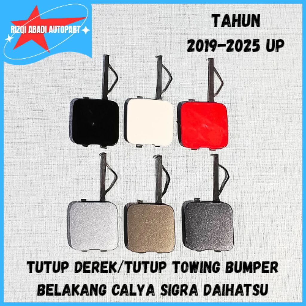 tutup derek atau tutup towing bumper belakang calya sigra daihatsu tahun 2019 2020 2021 2022 2023 20