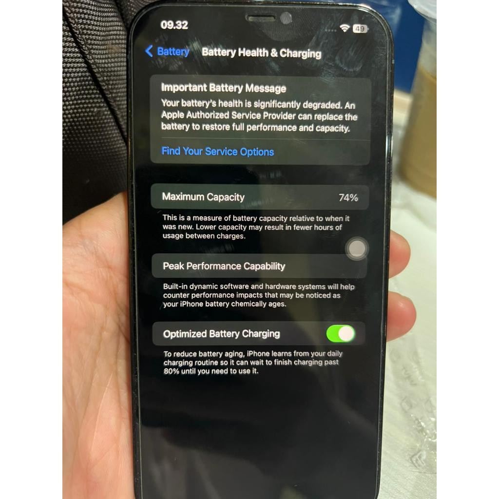Iphone 12 Pro Max 128 GB IOS terbaru