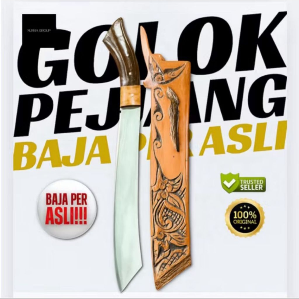 Golok Baja Per | Golteb Golok tebas Bambu Dan Kayu