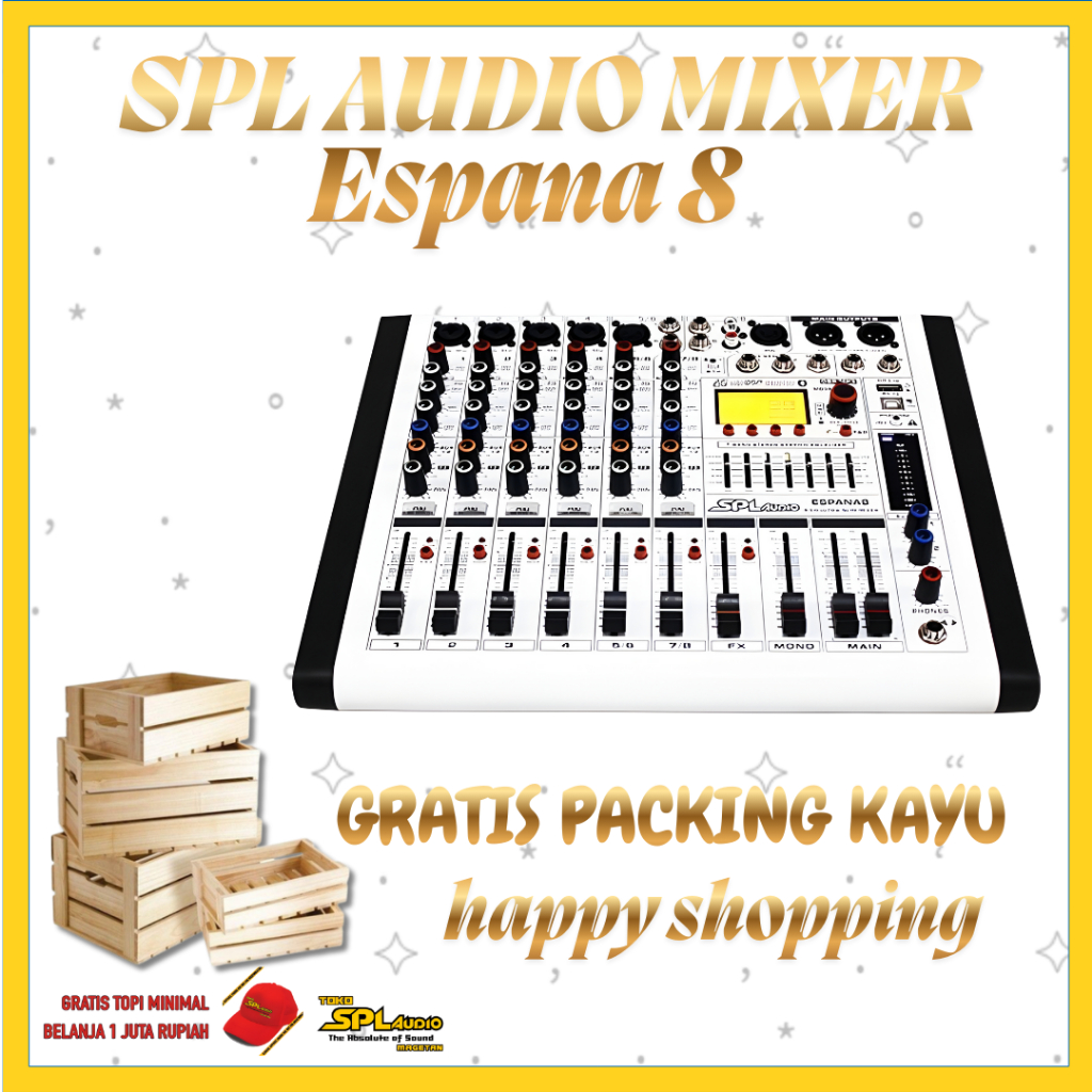 SPL Audio Mixer 8 Channel tipe Espana 8
