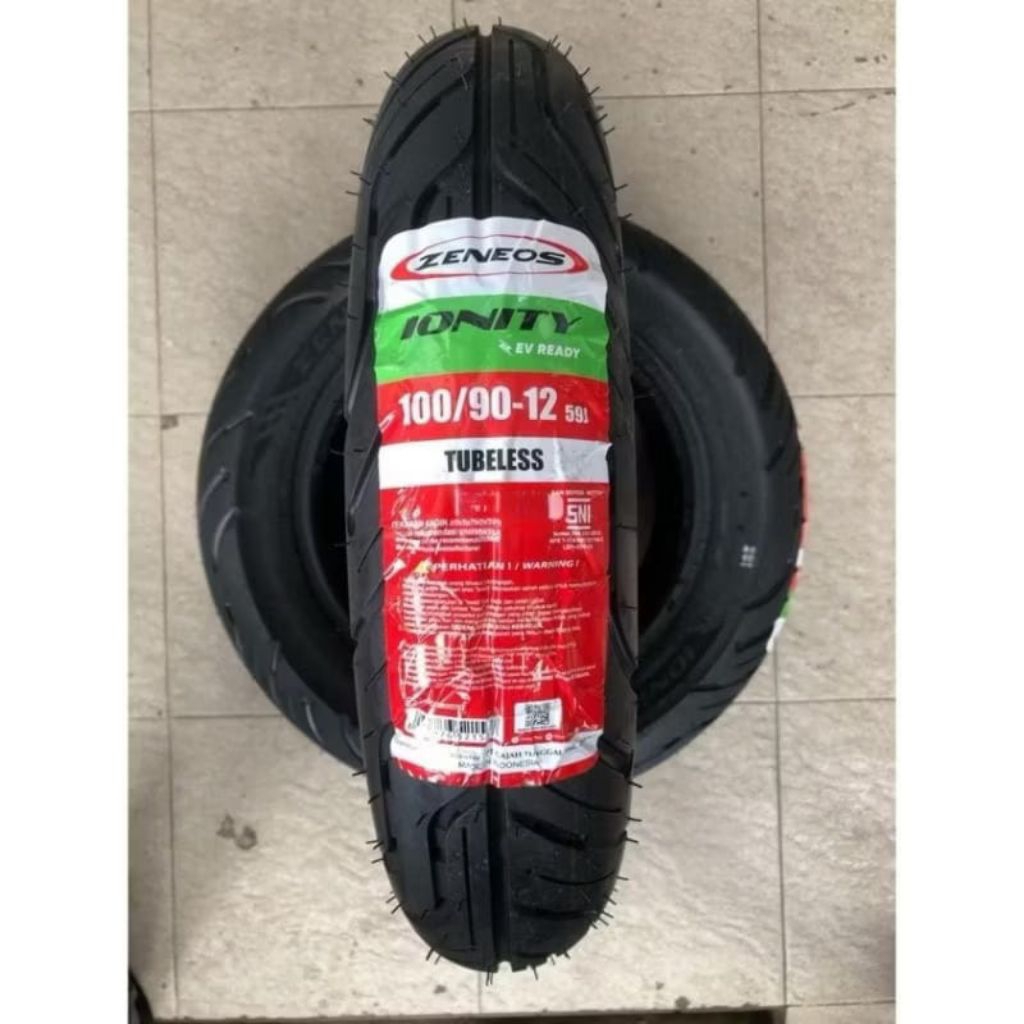 BAN ZENEOS IONITY 100/90-R12 SCOOPY FREEGO TUBLESS