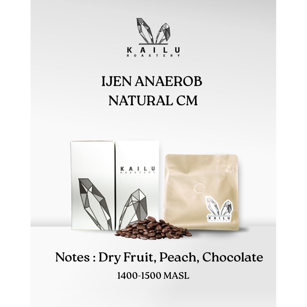 kopi arabika Ijen Lestari CM Anaerob Natural 100gr | FreshRoast Jawa Barat,Dry Fruit,Peach,Chocolate
