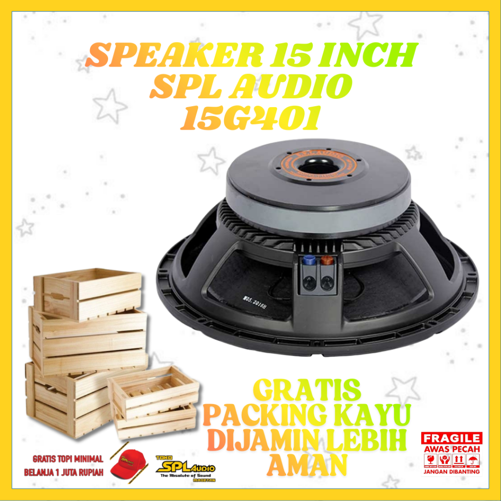 SPL Audio Speaker 15  L 15G401 per 4pcs