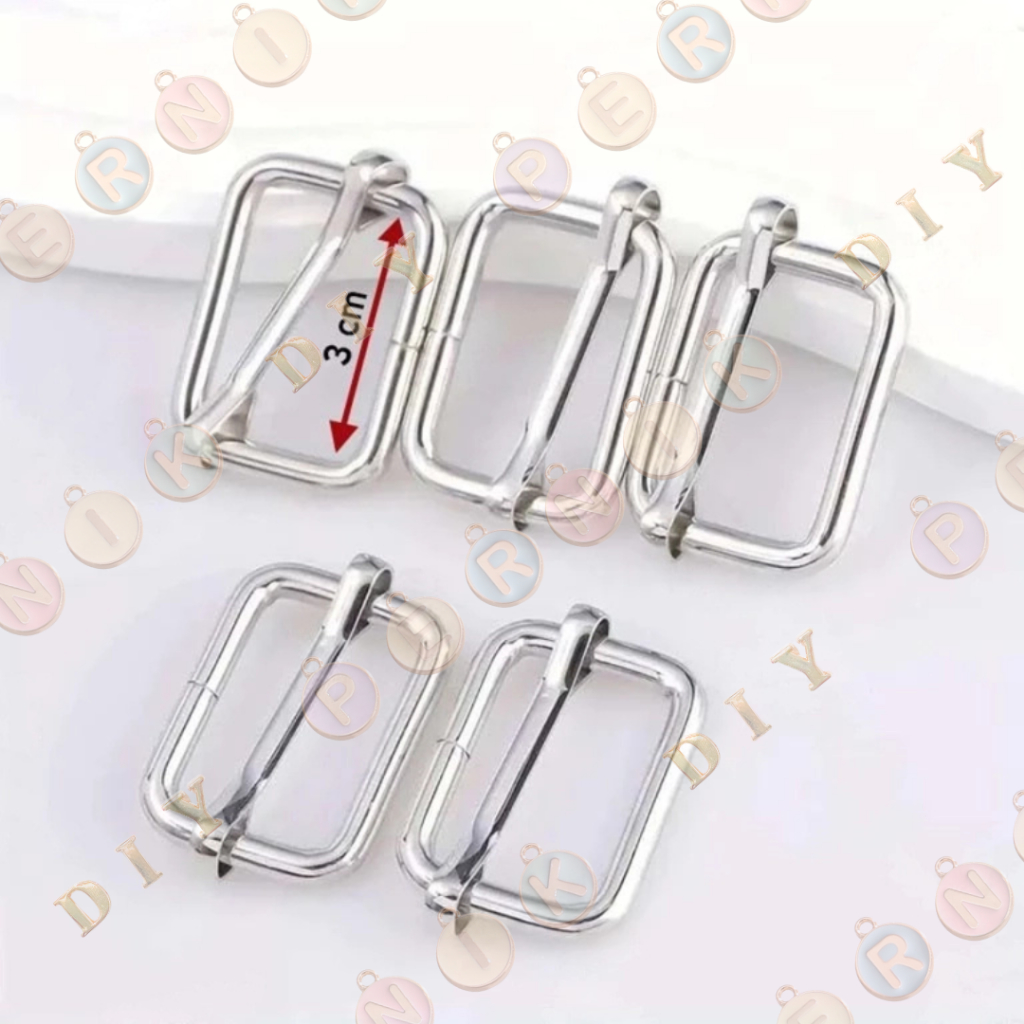 Asesoris Tas Ring Jalan 3 cm (A) / SRE / Geser - Aksesoris Tas (IMPORT)