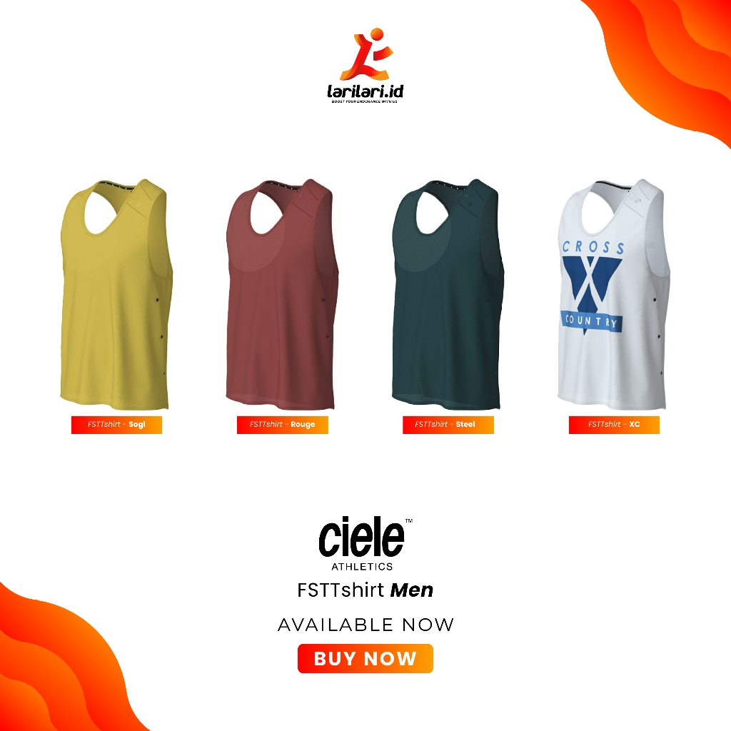 CIELE - Men - FSTSinglet Baju Lari tipe Singlet