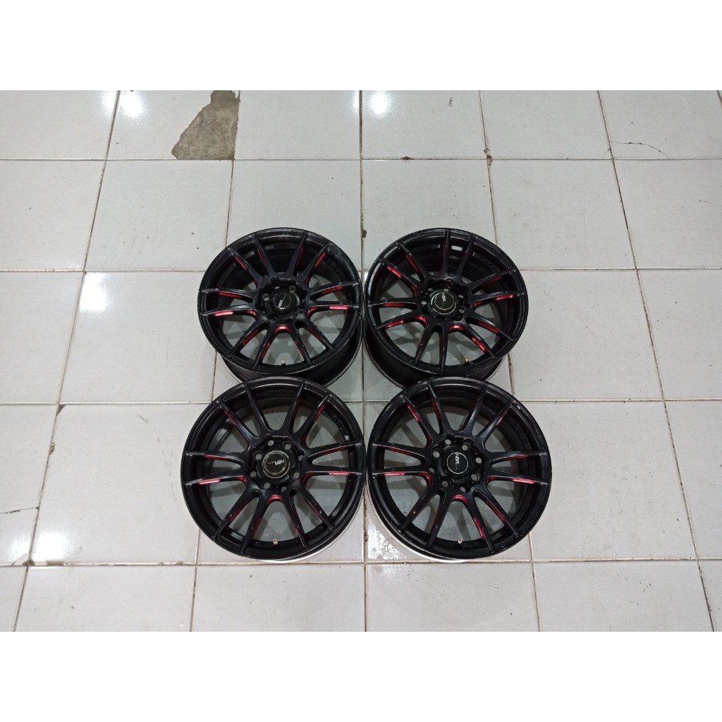PELEK MOBIL SEKEN HSR NOSHIRO RING 15 COCOK UNTUK BRIO AGYA AYLA SIGRA VIOS IGNIS