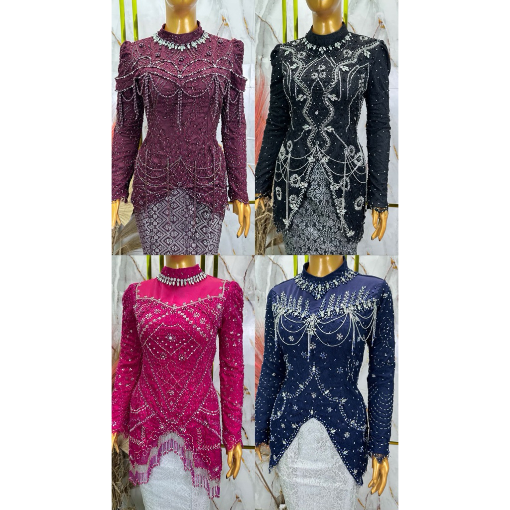 kebaya premium , kebaya full payet , kebaya wisuda , kebaya jahit