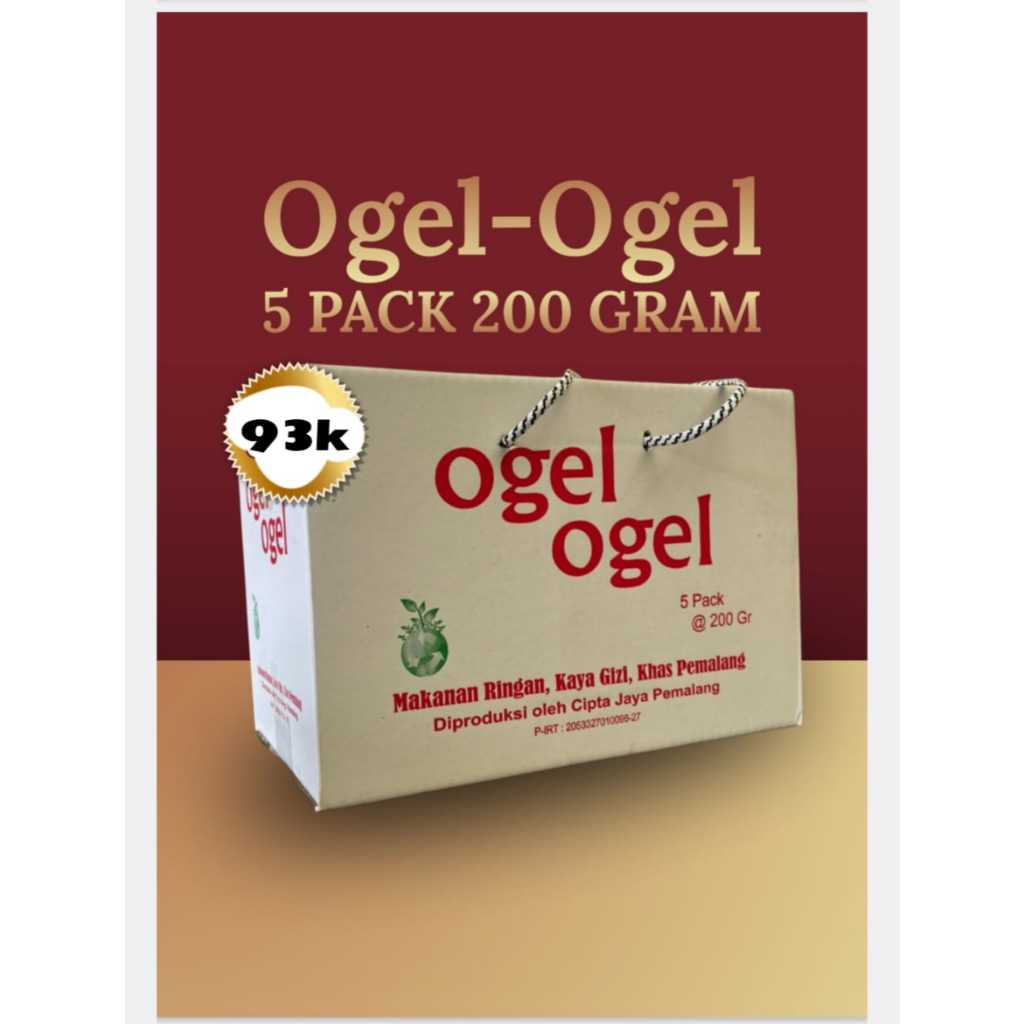OGEL-OGEL MAKANAN KHAS PEMALANG 5x200GR