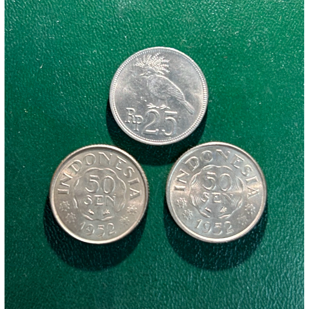 Paket Mahar Nikah 26 Rupiah Koin (1 Kpg 25 Rp Burung & 2 Kpg 50 Sen Dipo)