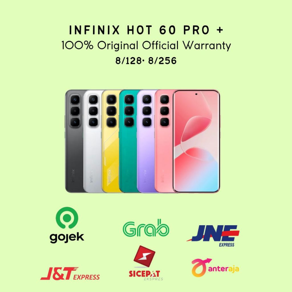 Infinix 60 Pro+ 8/128 8/256 Garansi resmi