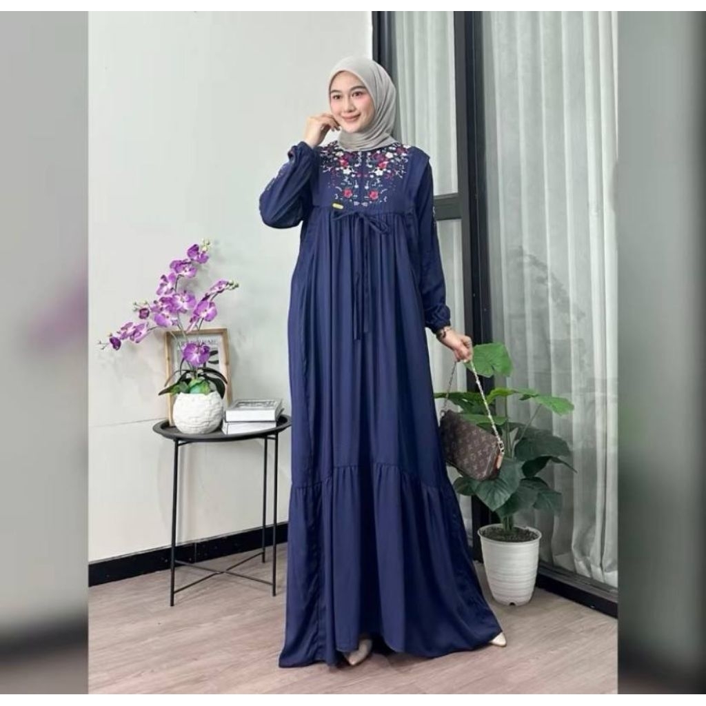 GAMIS BORDIR RAYON TWIL // ELLENA DRESS