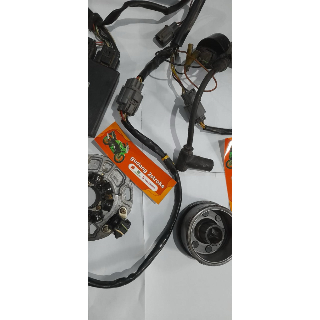 pengapian kx 125 spesial engine copotan motor