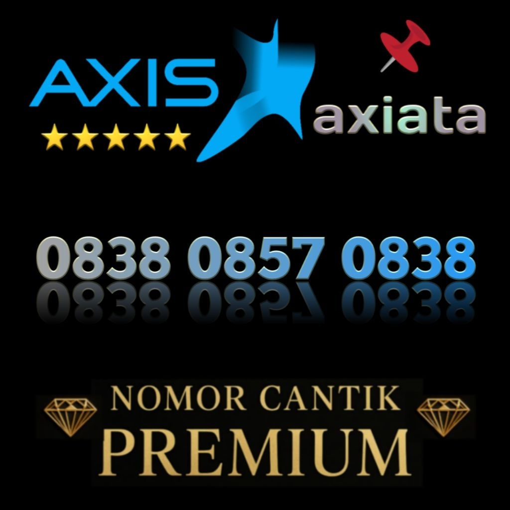 Nomor Cantik Premium Exsclusive Varian Spesial Awalan Operator Axiata Reguler Pilihan Spesial Perdan