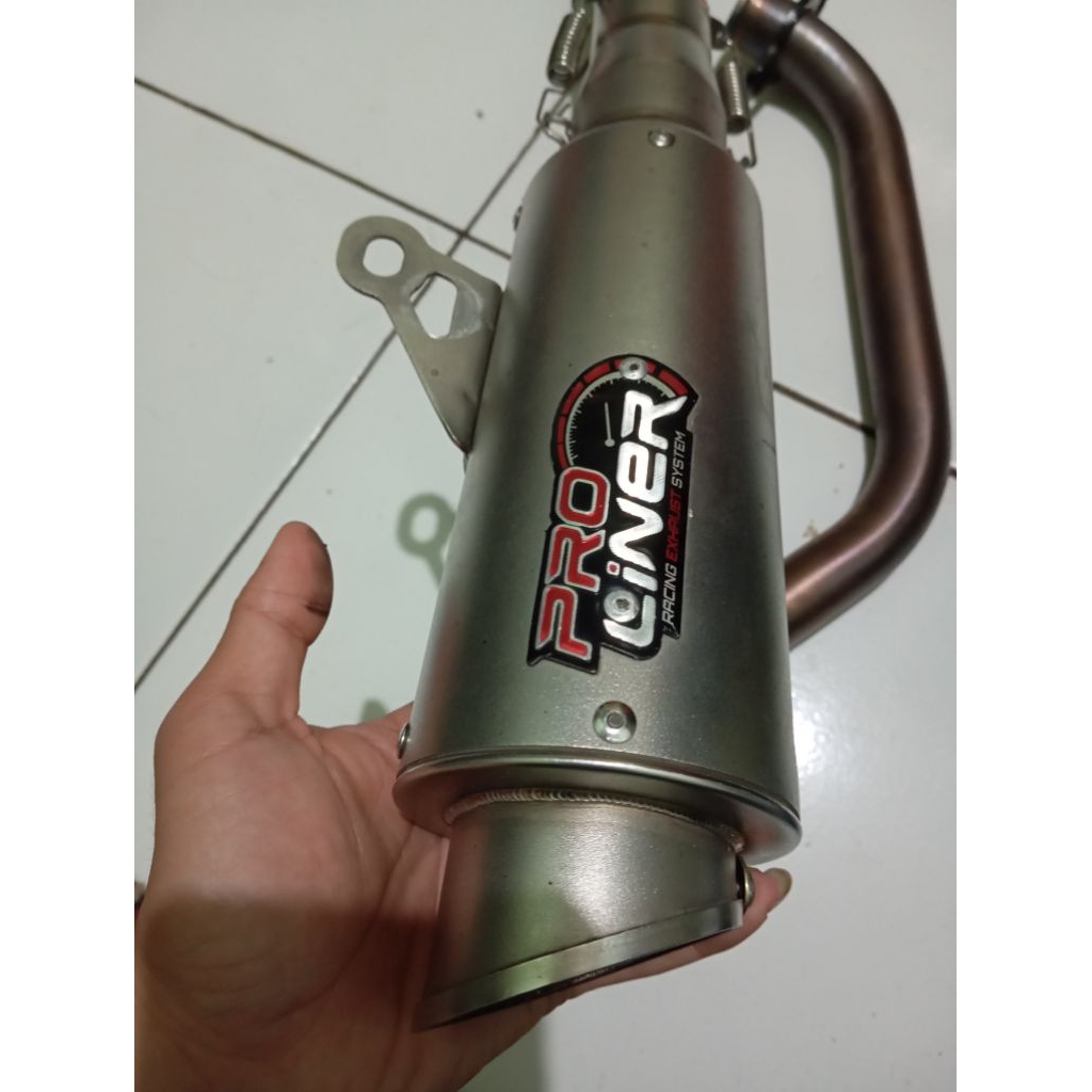 Knalpot R15 v3 V4 Vixion R Proliner Short full set
