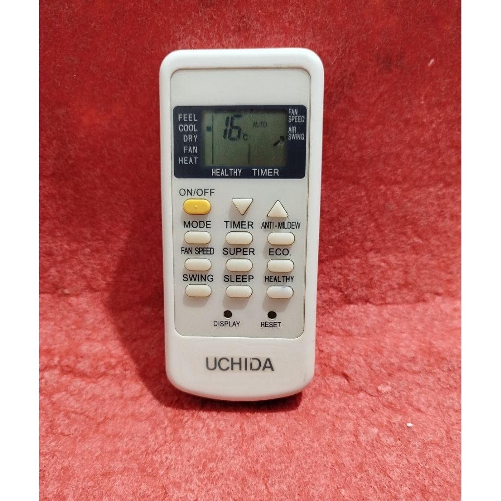REMOT AC UCHIDA ASLI ORIGINAL