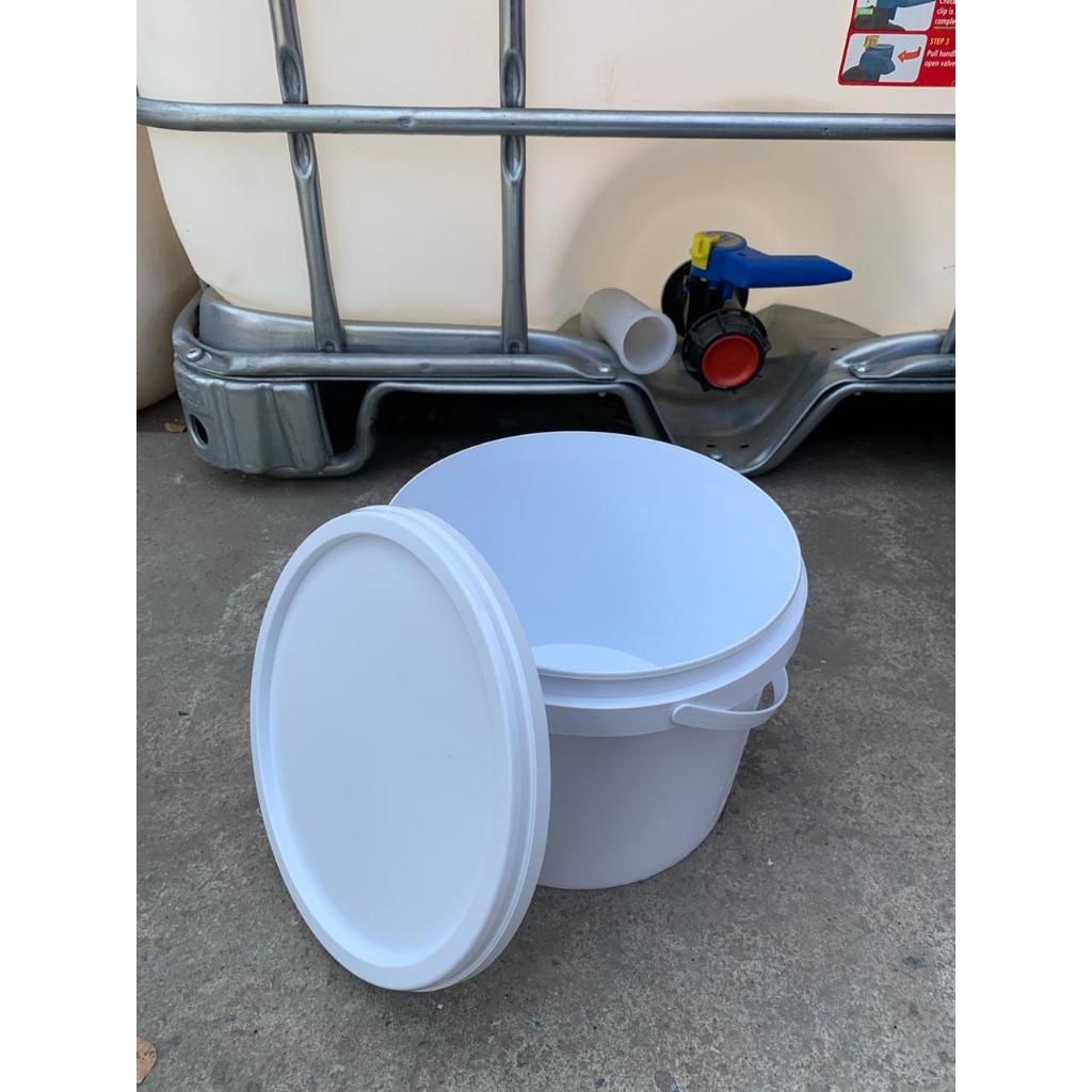 Ember plastik 5kg BULAT random Pail hidroponik 5kg bekas ember 5kg WARNA TUTUP DAN MODEL RANDOM