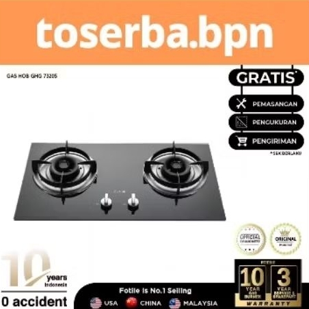 FOTILE Kompor Gas / Kompor Tanam 2 Tungku - GHG73205