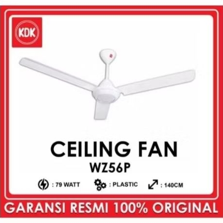 KDK Ceiling Fan WZ56P Kipas Angin Baling Baling Besi