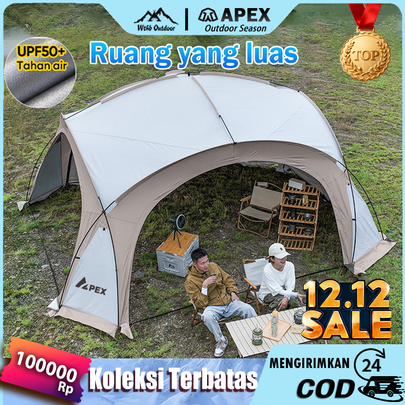Tenda Dome Camping Dome Tenda otomatis Tenda Kanopi Tenda Tahan Hujan Luar Ruangan Kanopi Besar Outd