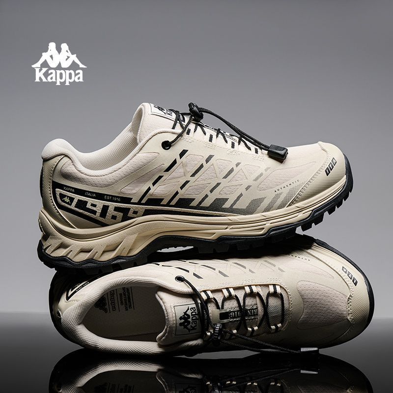 KAPPA Sepatu Pria Sneakers Kasual Cowok Bertali Ringan Nyaman untuk Hangout & Traveling