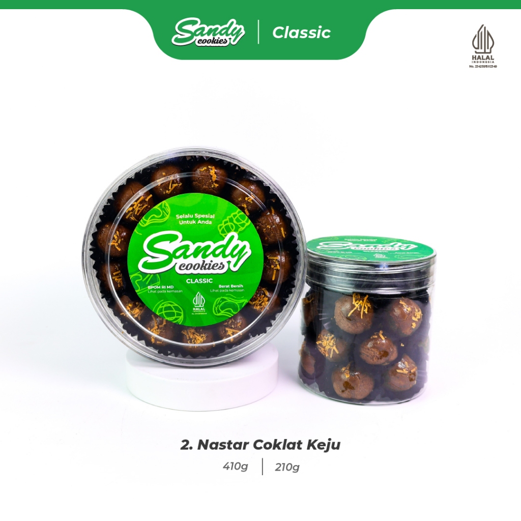 2. Nastar Coklat Keju - Kue Kering Sandy Cookies Classic