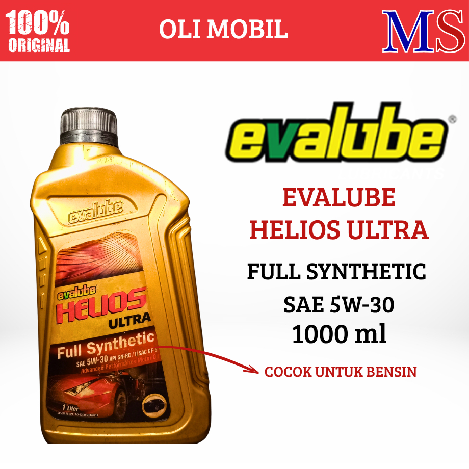 Evalube Helios Ultra 5W30 1L Oli Full Sintetis
