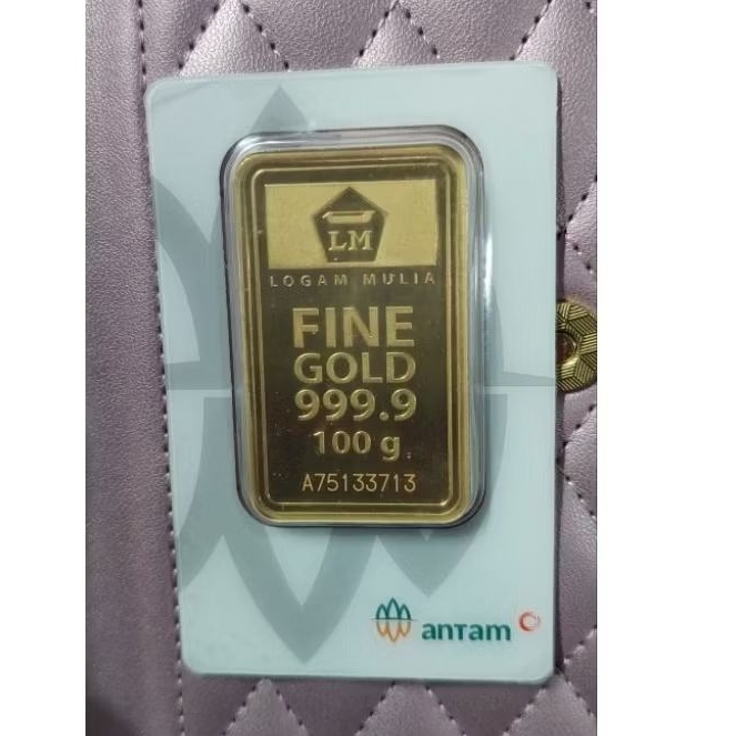 LM ANTAM 100 GRAM 2025 PRESS CERTIEYE