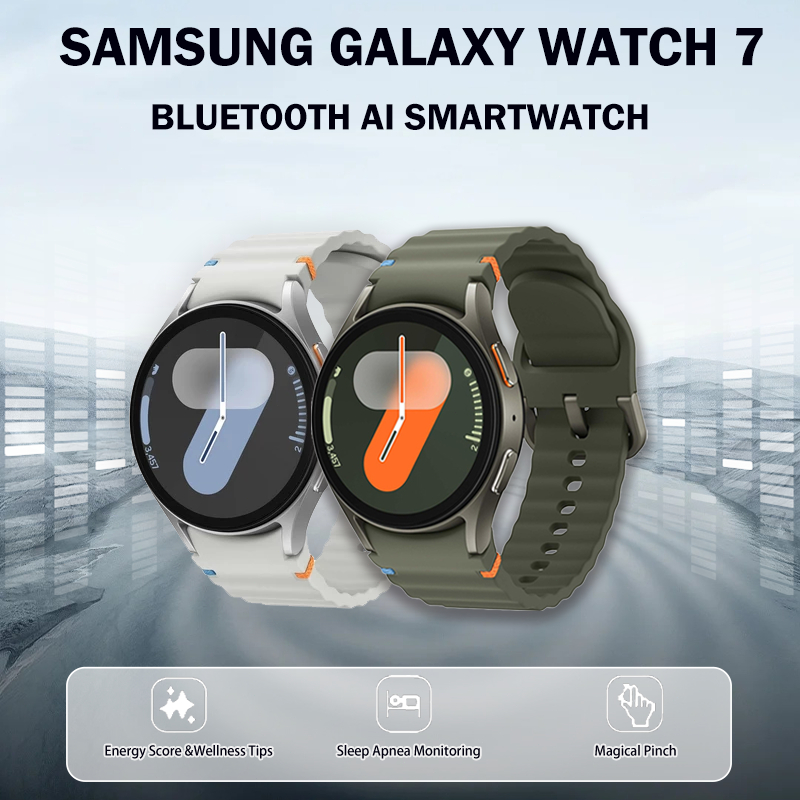 Samsung Galaxy Watch 7 44MM SmartWatch Jam Tangan Wanita Jam Tangan Pria Bluetooth Waterproof Watch 