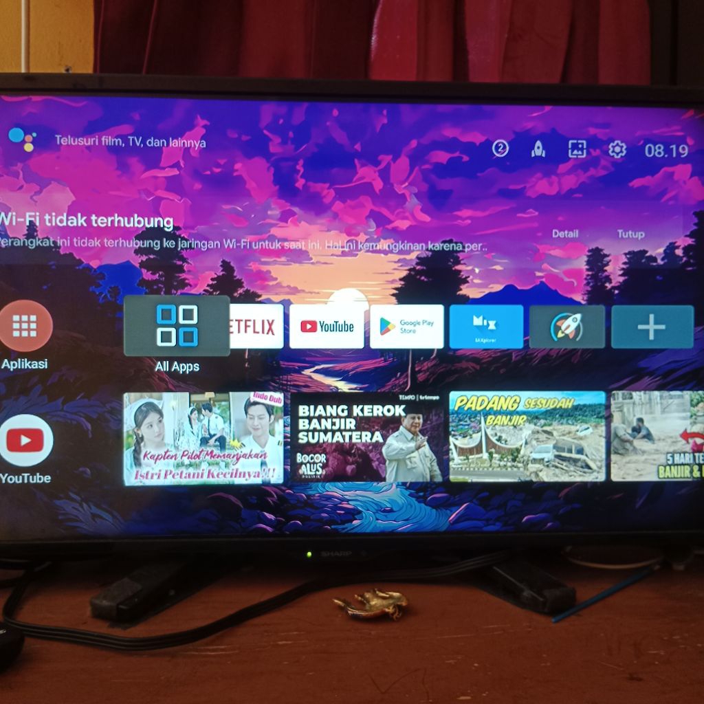 STB Android RAM 4 ANDROID TV BOX  B866FV2FA v3.3 RAM 4/32 SIAP PAKAI