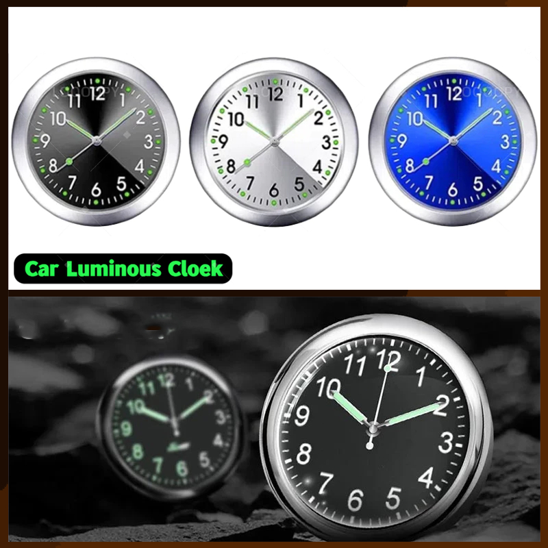 Jam Mobil Tempel Dashboard Jam Elektronik Tempel Dashboard Mobil Luminous