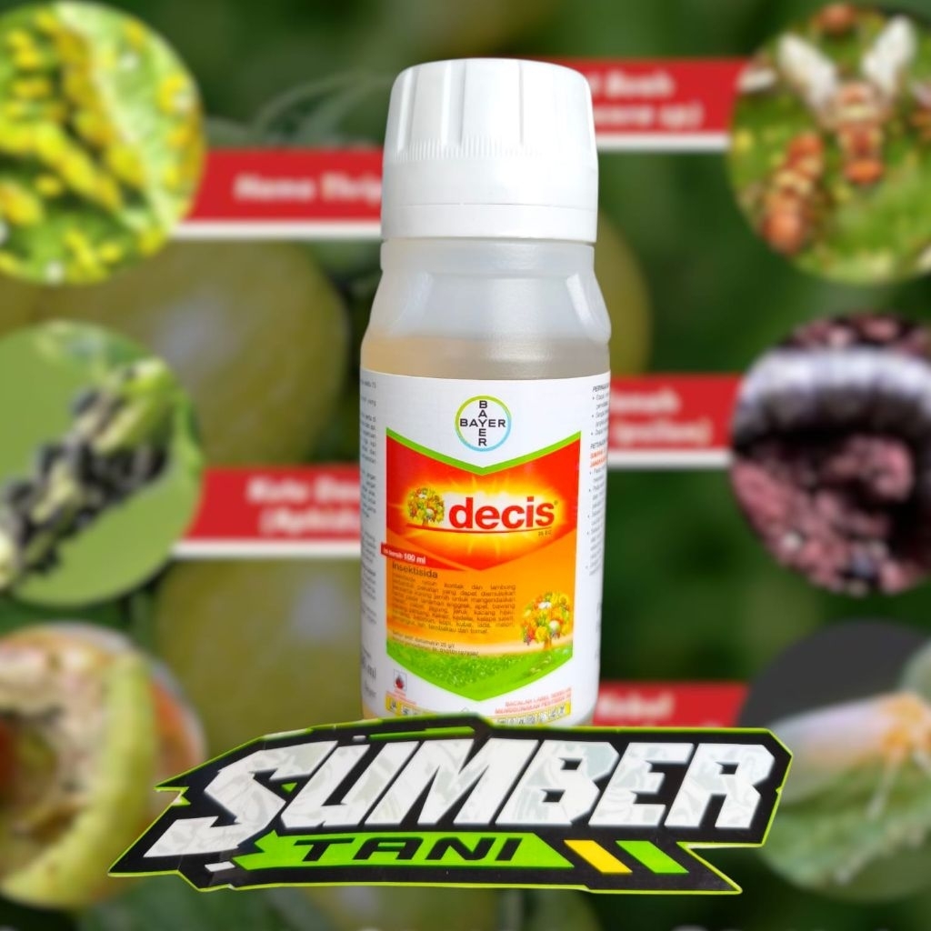 Insektisida DECIS 100 ML Pembasmi Hama Belalang . Ulat Dan Kutu Putih
