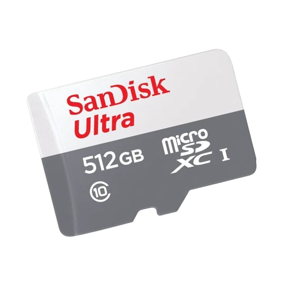 100MB/s R 512GB SANDISK ULTRA MICRO SDXC, SDSQUNR 512GB, C10, UHS-1,100MB/s R GARANSI RESMI SDSQUNR-