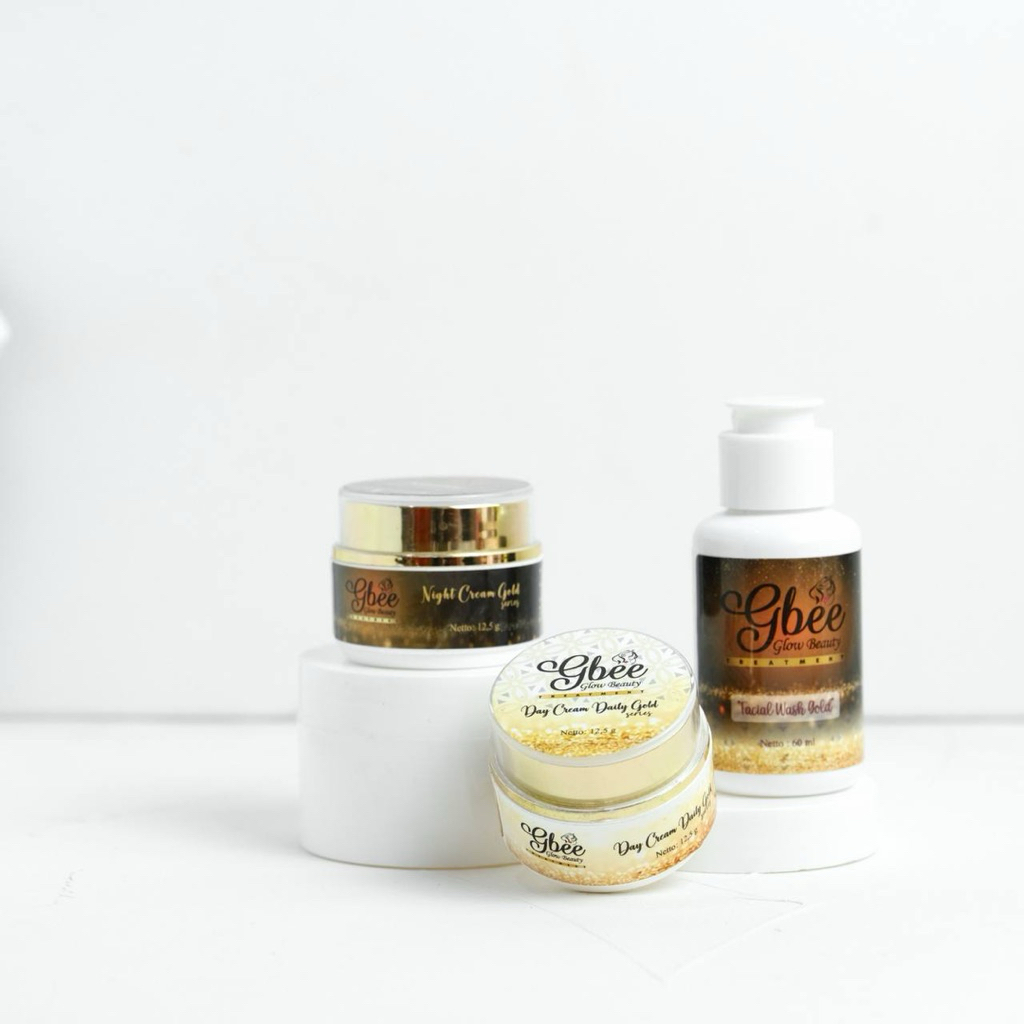 Gbee Glow Beauty Paket Kinclong Gold/paket skincare kinclong gold