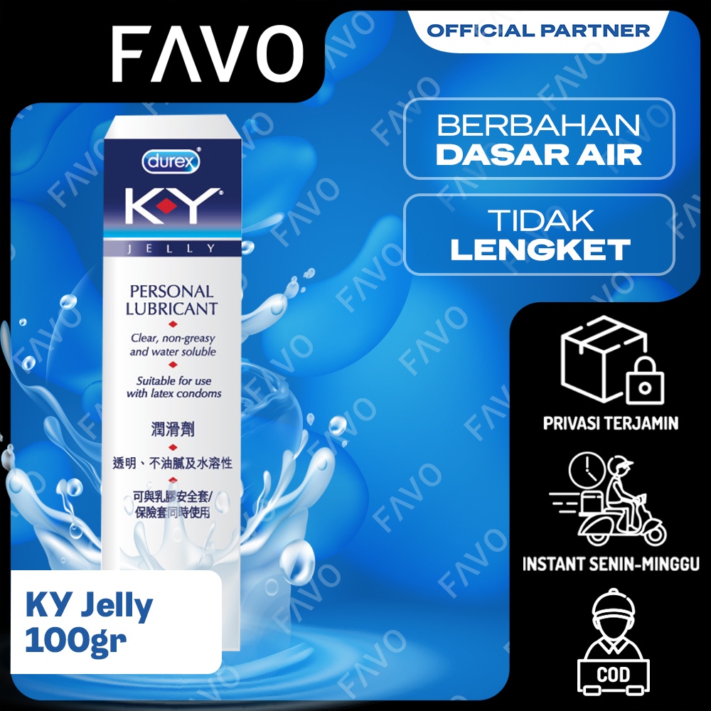 Durex Lube KY Jelly Personal Lubricant 100g - Pelumas Pria dan Wanita