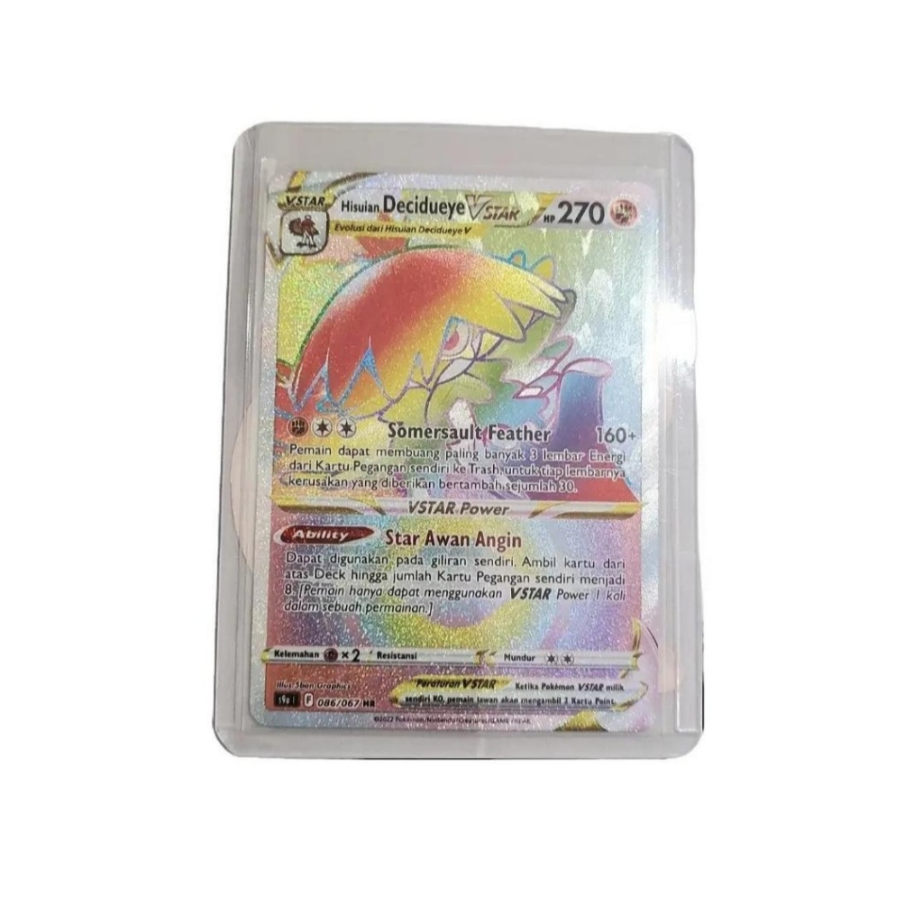 Pokemon Trading Card Game Hisuian Decidueye VSTAR HP 270 - Kartu Pokemon