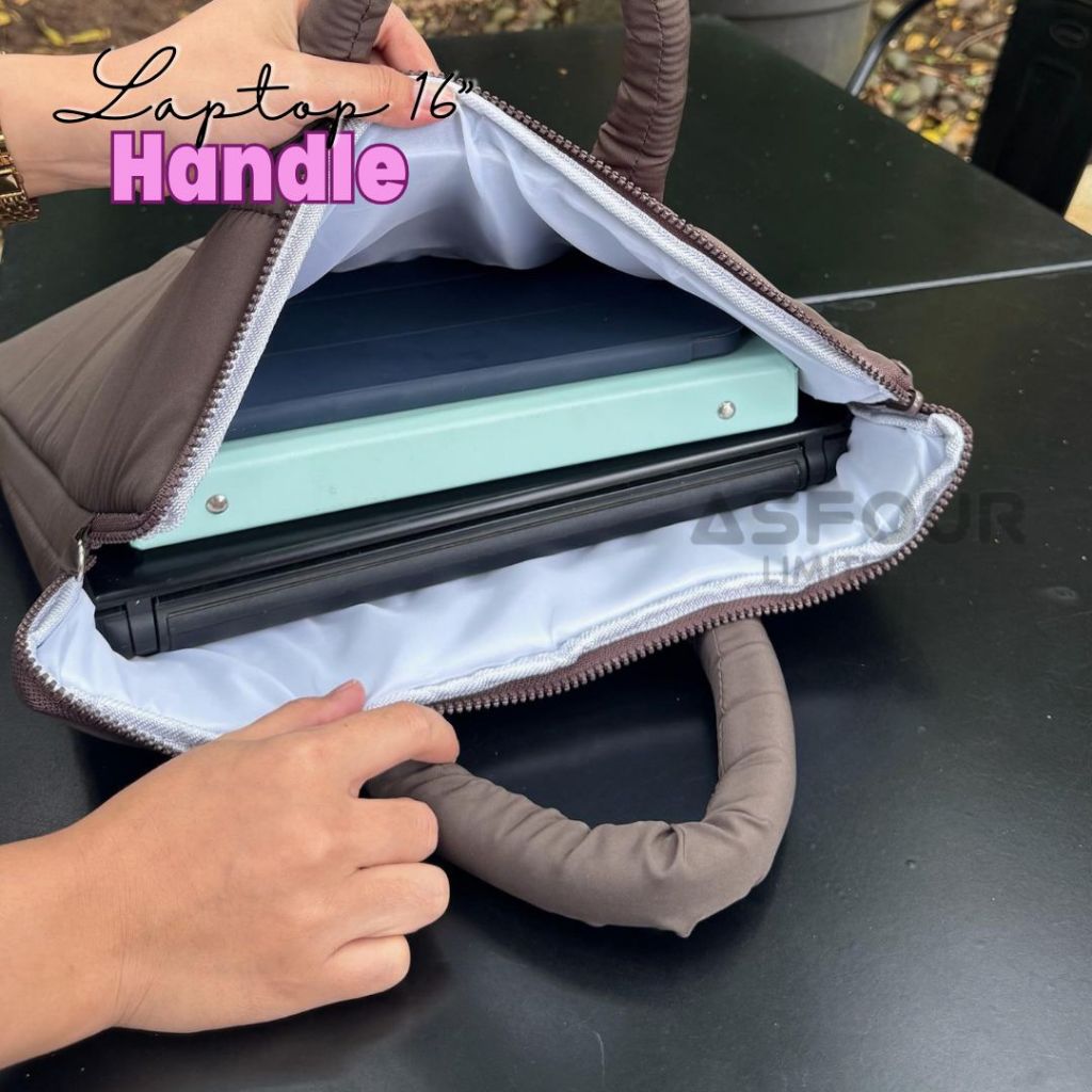 CUCI GUDANG HANDLE LAPTOP TAS LAPTOP PREMIUM PUFFER TERBARU 16 INCH TAS LAPTOP SLEEVE HANDLE JINJING