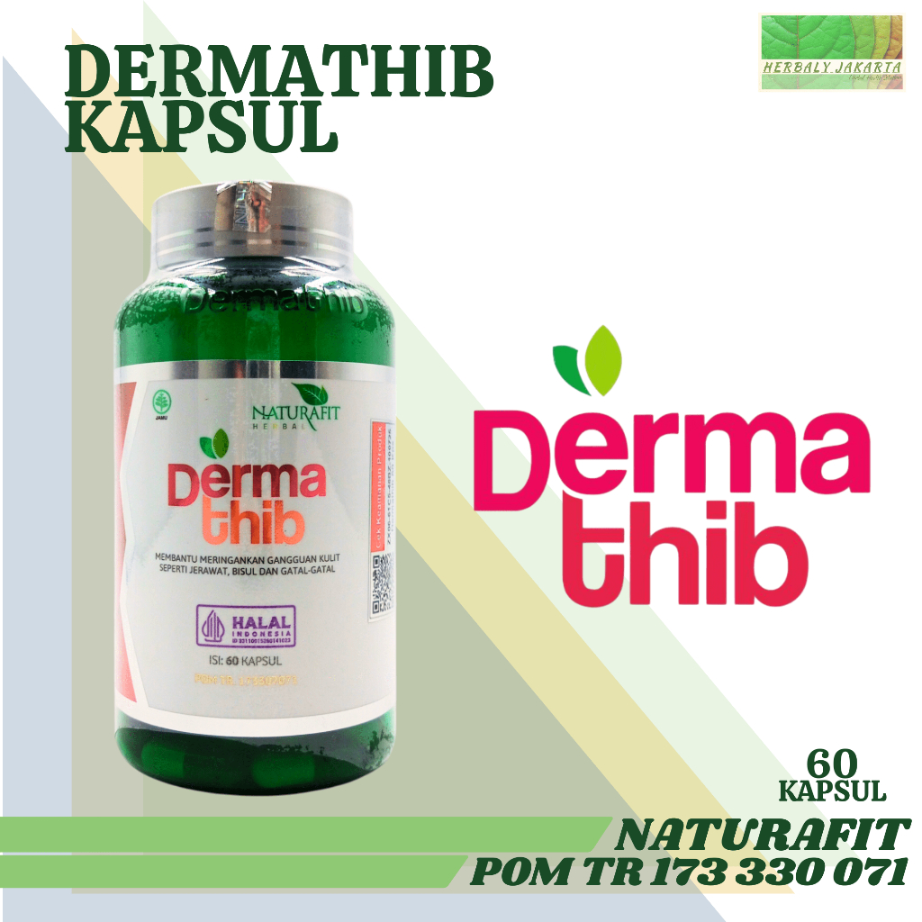 Dermathib Kapsul Membantu Mengatasi Masalah Kulit Dari Dalam Tubuh Jerawat Bisul, dan Gatal-gatal