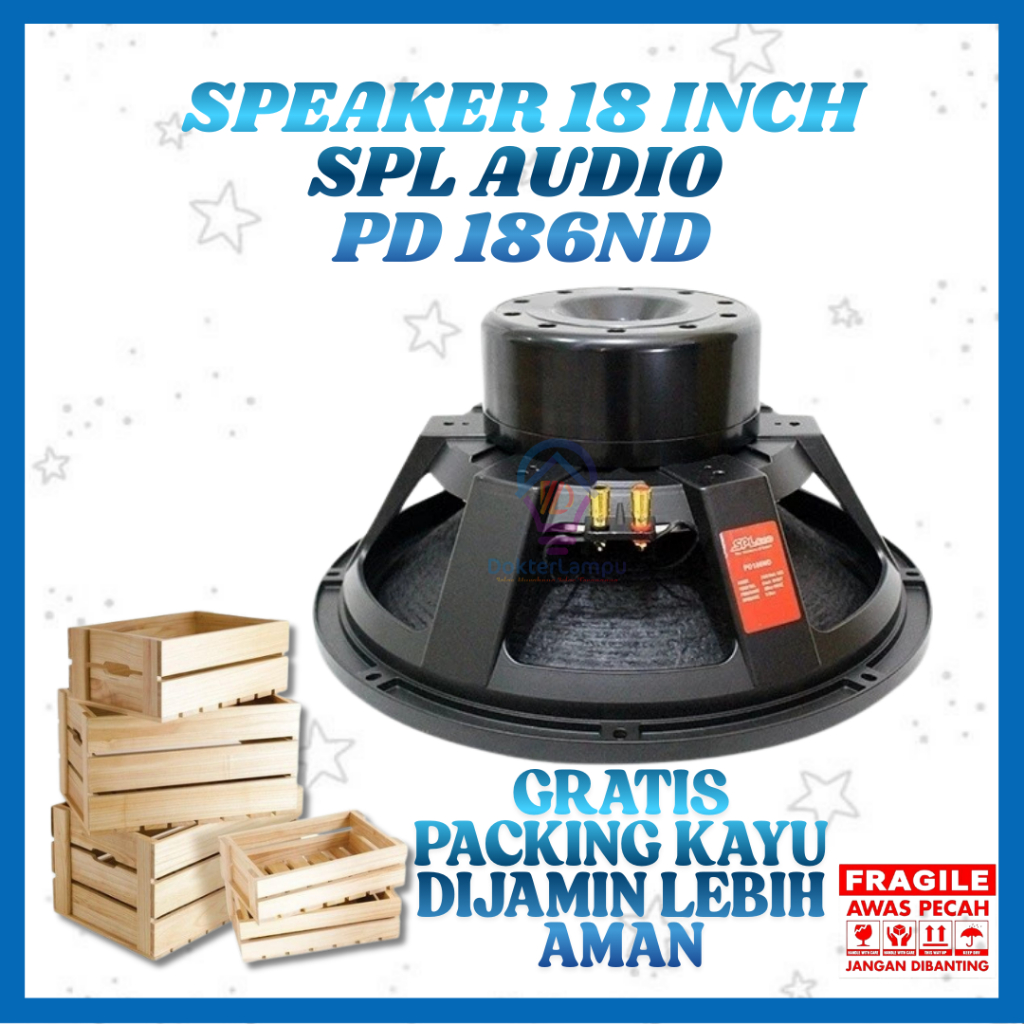 SPL Audio Speaker Neodymium 18 Inch PD186ND