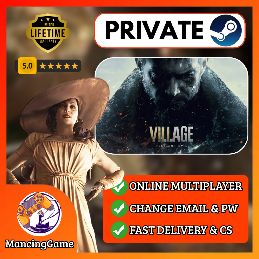 RESIDENT EVIL VILLAGE | PC STEAM ACCOUNT MULTIPLAYER ONLINE