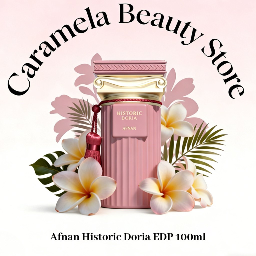 Afnan Historic Doria EDP 100ml | Parfum Unisex Pria & Wanita Original | Aroma Floral Woody Elegan | 