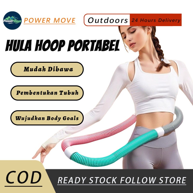 Hula Hoop Pegas Hula Hoop Portabel/DIY Hula Hoop/Hula Hoop Elastis/Hula Hoop Lipat PvC Mengecilkan P