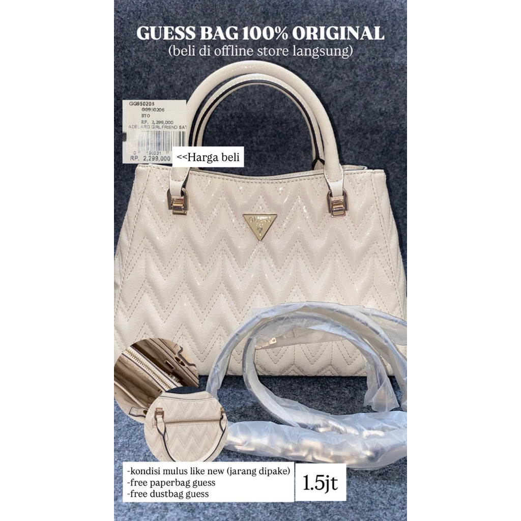 SALE PRELOVED TAS GUESS 100% ORIGINAL