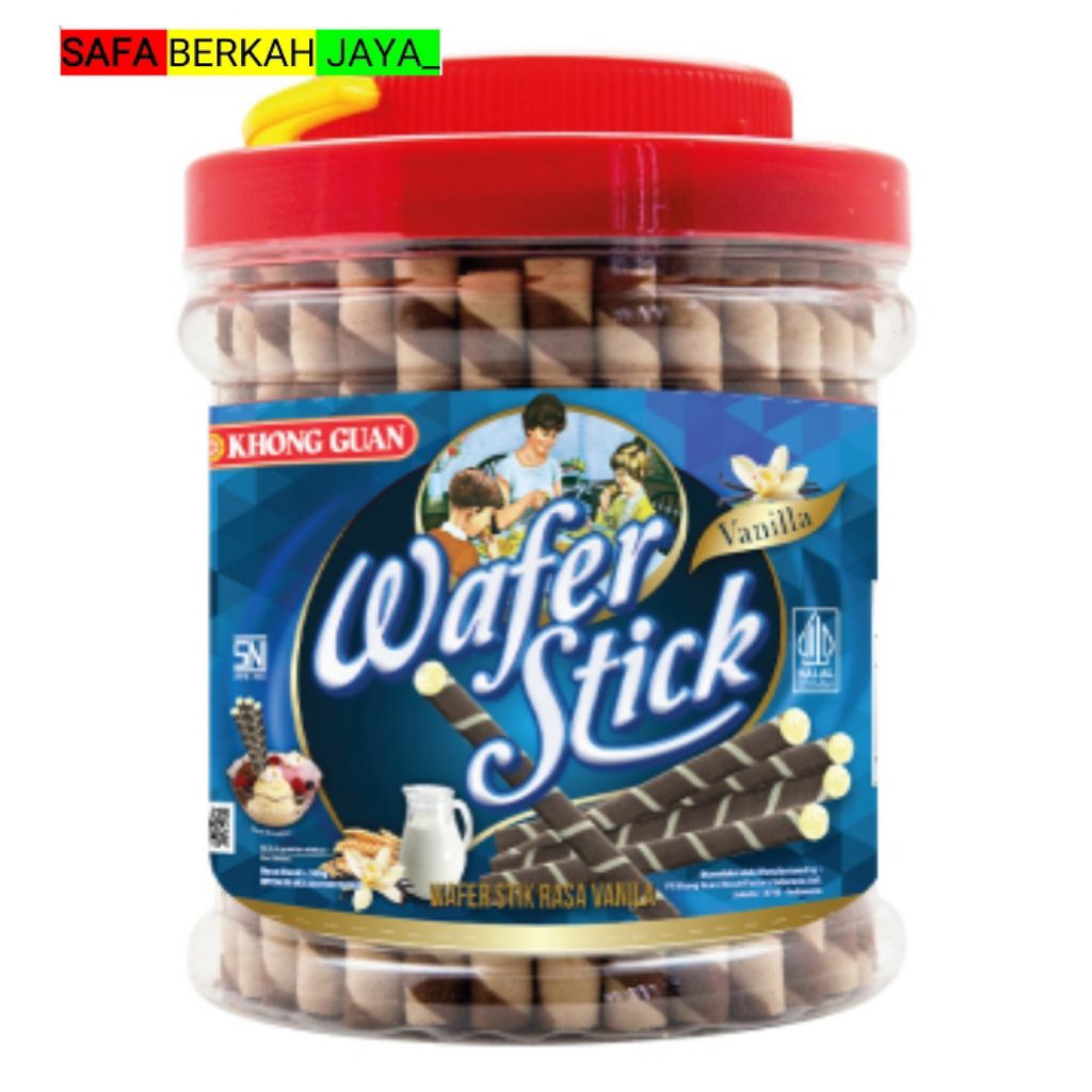 Khong Guan Wafer Stik Rasa Vanila 500 g/biskuit lebaran