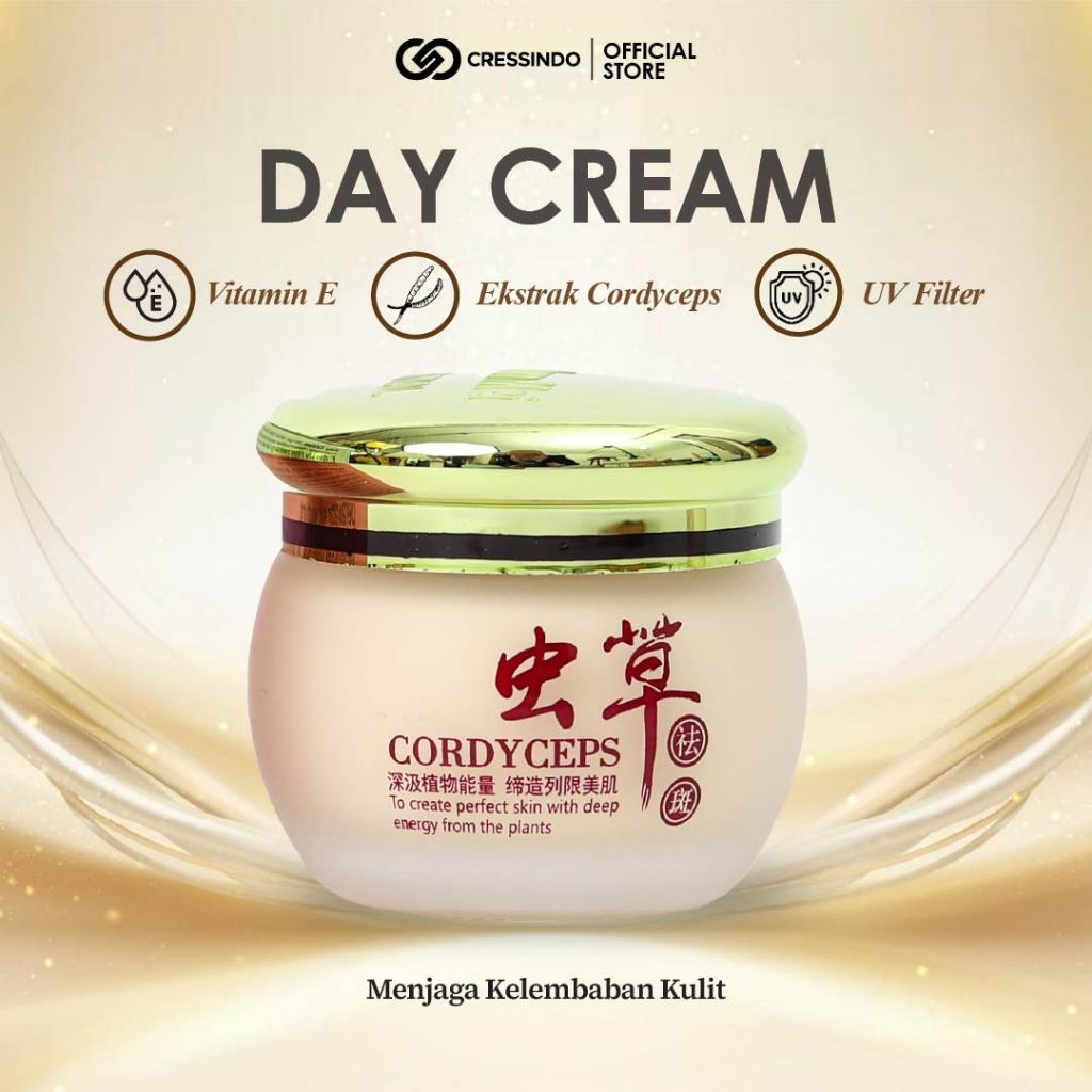 [BPOM ORIGINAL LOKAL] YU CHUN MEI CORDYCEPS Lightening Day Cream 30gr