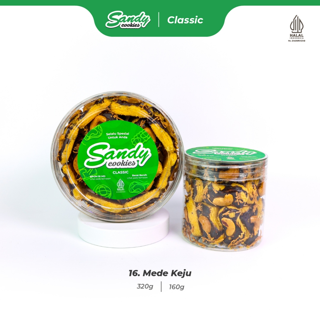 16. Mede Keju - Kue Kering Sandy Cookies Classic