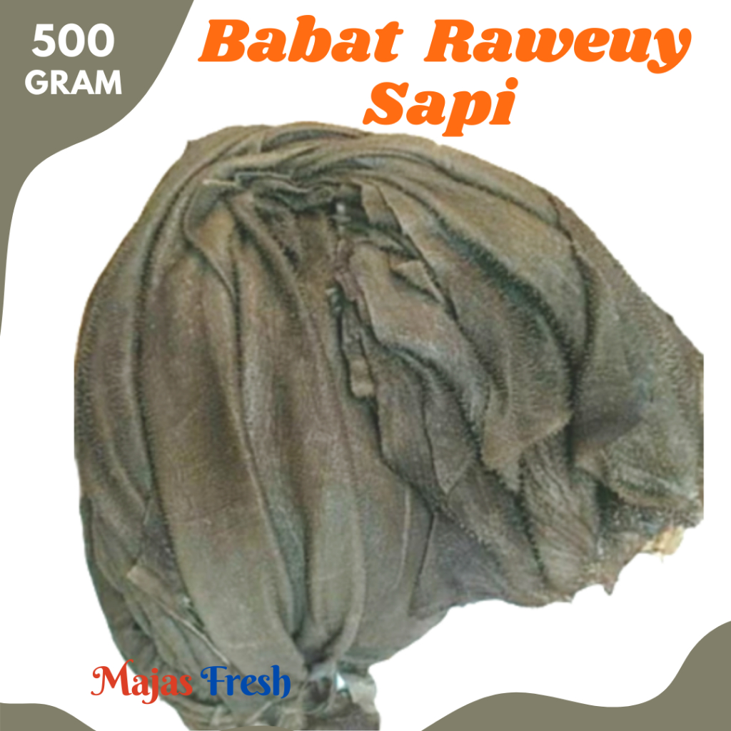 BABAT JARIT LIPAT RAWEUY SAPI Segar - Babat Rawey Lembaran Jarit Lipat Sapi Fresh | 500gr [ Harga Pe