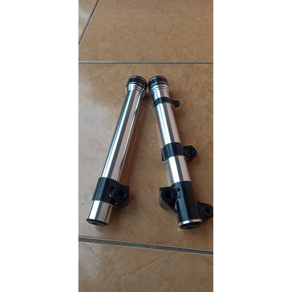 Bottom Shock Depan Beat,Vario, Bubut Kinclong Bahan Original