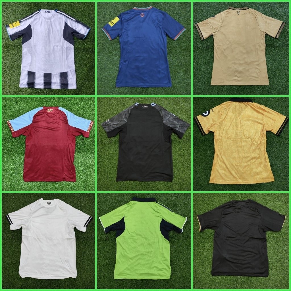 JERSEY BOLA PLAYER ISSUE PI LIGA INGGRIS HOME AWAY 3RD LIFESTYLER 2025 2026 ASTON VILLA NEWCASTLE EV